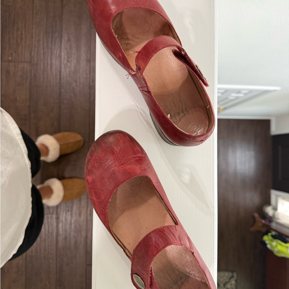 Red Dansko Clogs - Picture 3 of 8